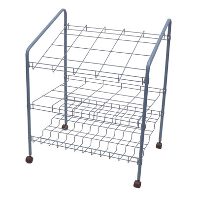 Adir Corp Wire Bin Roll File with Twenty Openings