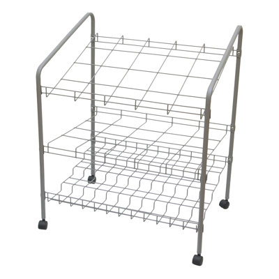 Adir Corp Wire Bin Roll File with Twenty Openings