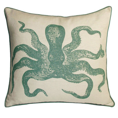 Kevin O'Brien Studio Cuttlefish South Pacific Decorative Pillow