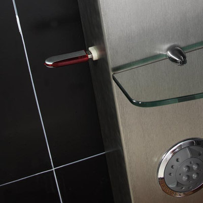 Dreamline Majestic Pivot Door Steam Shower Enclosure with Majestic Base