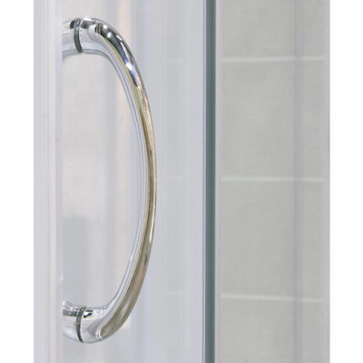 Dreamline Infinity Sliding Door Shower Set with Center Drain Amazon Base
