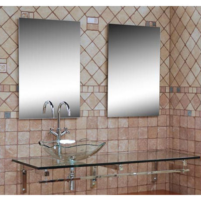 Dreamline Modern Glass Clear Horizon II Large Vanity