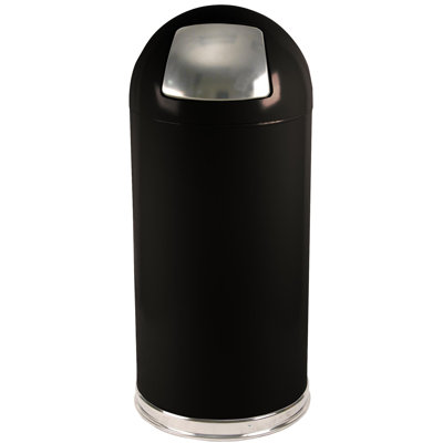 Witt 15 Gallon Metal Series Dome Top Trash Can