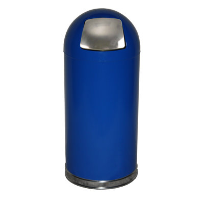 Witt 15 Gallon Metal Series Dome Top Trash Can