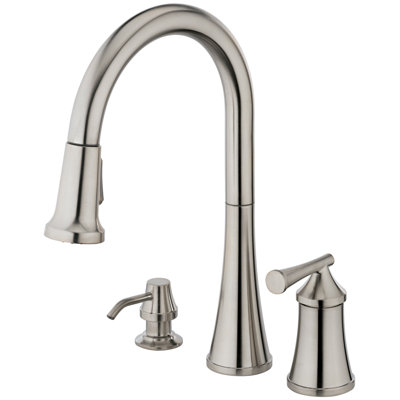 Estora Giorgino One Handle Widespread Pull-Out Kitchen Faucet