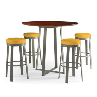 Johnston Casuals Svinn 26" Steel Counter Stool with Fabric Seat