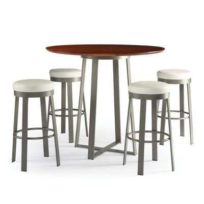 Johnston Casuals Svinn 26" Steel Counter Stool with Fabric Seat