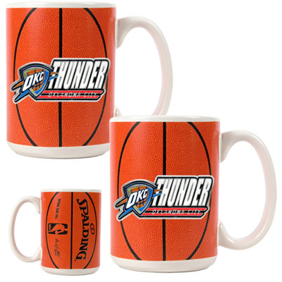 Great American Products NBA Gameball Coffee Mug (Set of 2)