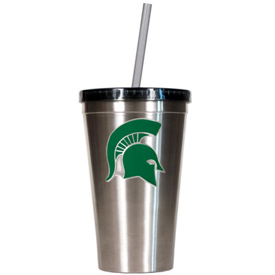 Great American Products NCAA 16oz Stainless Steel Insulated Tumbler with Straw