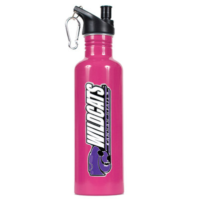 Great American Products NCAA 26oz Stainless Steel Water Bottle with Pop-up Spout in Pink