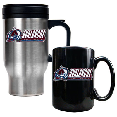 Great American Products NHL Travel Mug and Ceramic Mug (Set of 2)