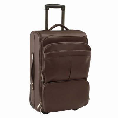 Royce Leather Deluxe 23" Weekender Suitcase