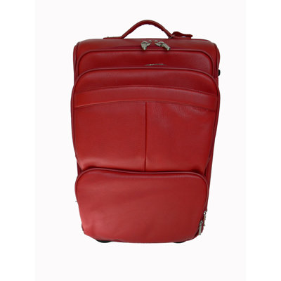 Royce Leather Deluxe 23" Weekender Suitcase