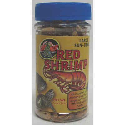Zoo Med Large Sun-Dried Red Shrimp Food