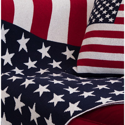 In2Green USA Flag Cotton Throw