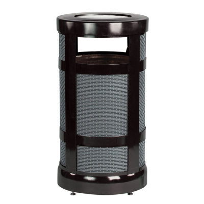 Rubbermaid Commercial Products Architek 17 Gallon Radius Ash Urn Trash Receptacle