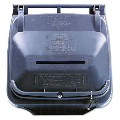 Rubbermaid Commercial Products Roll-Out Heavy-Duty Waste Square Container