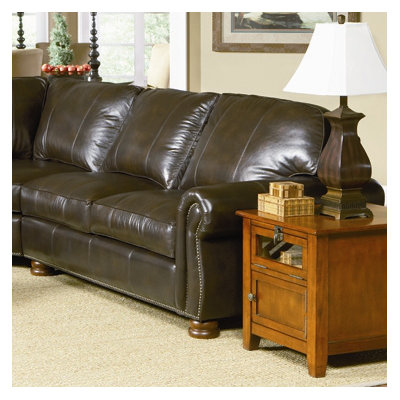 Charles Schneider Furniture Lincoln Leather Sectional