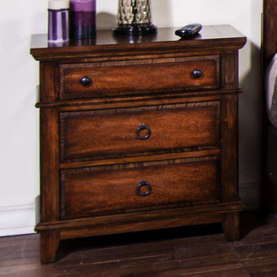 Mango Grove 3 Drawer Nightstand by Sunny Designs -image