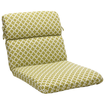 Pillow Perfect Outdoor Rounded Chair Cushion