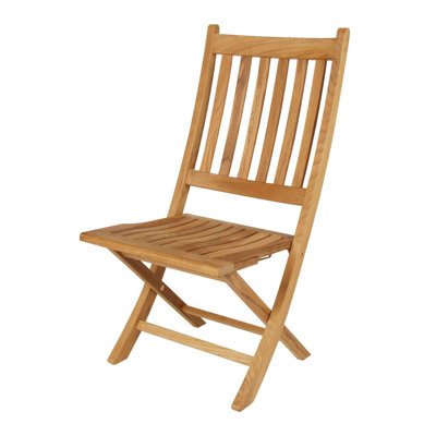 Barlow Tyrie Teak Ascot Dining Side Chair with Cushion