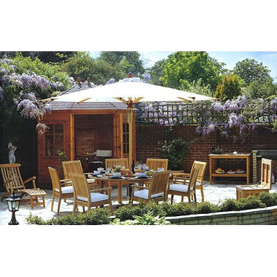 Barlow Tyrie Teak Drummond 7 Piece Dining Set