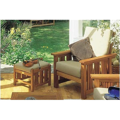 Barlow Tyrie Teak Mission Complete Deep Seating Set