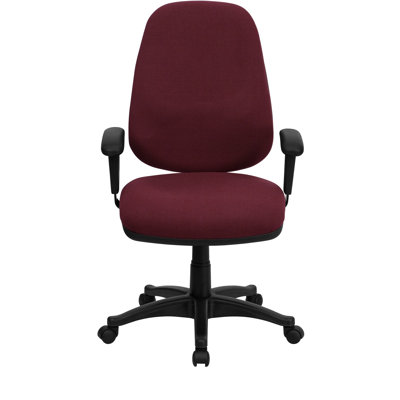 Flash Furniture Fabric Computer Office Chair with Height and Width Adjustable Arms