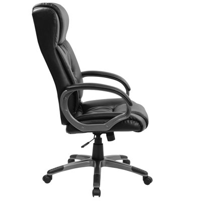 Flash Furniture Double Padded High-Back Office Chair with Titanium Base
