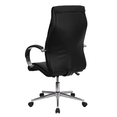 Flash Furniture High-Back Leather Executive Chair with Slim Designed