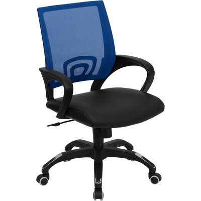 Flash Furniture Mid-Back Leather Task Chair