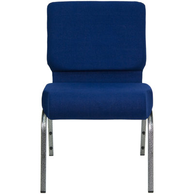 Flash Furniture Hercules Series 21'' Extra Wide Stacking Church Chair with 4'' Thick Seat