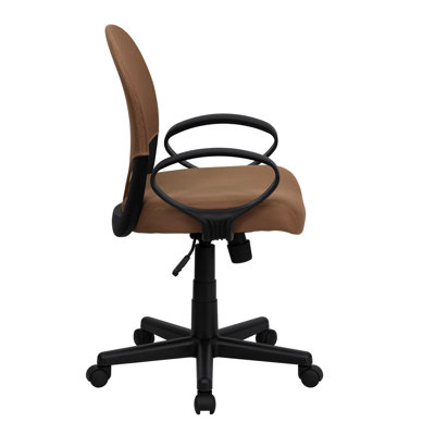Flash Furniture Mid-Back Office Chair with Oval Loop Arms