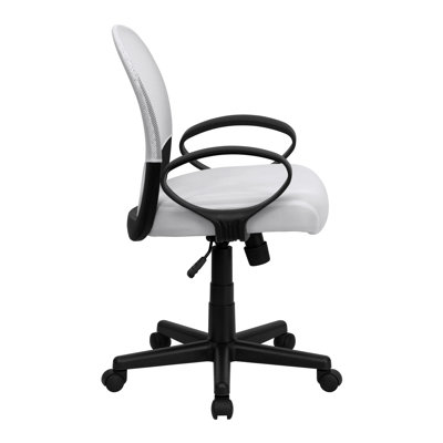 Flash Furniture Mid-Back Office Chair with Oval Loop Arms