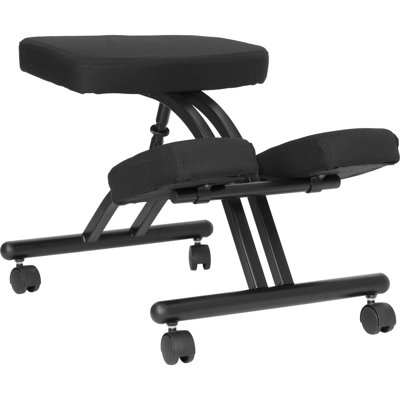 Flash Furniture Low-Back Height Adjustable Task Chair with Dual Wheel