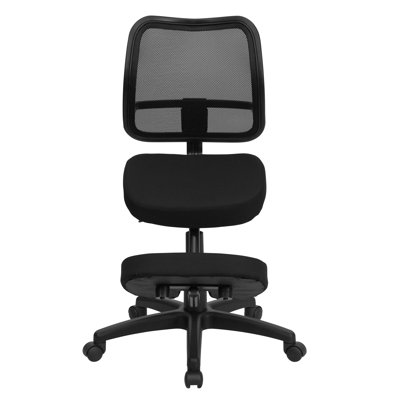 Flash Furniture Low-Back Height Adjustable Task Chair with Dual Wheel