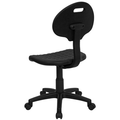 Flash Furniture Mid-Back Tuff Butt Soft Polypropylene Utility Task Chair