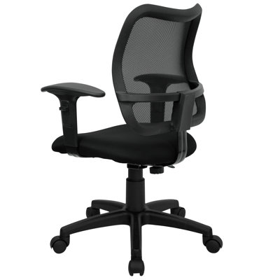 Flash Furniture Mid-Back Mesh Task Chair with Cutout