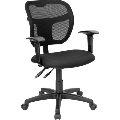 Flash Furniture Mid-Back Mesh Task Chair with Curved Back