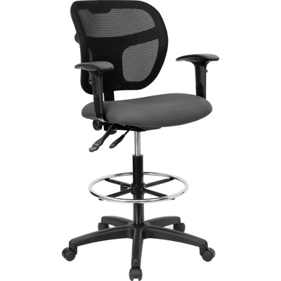 Flash Furniture Mid-Back Mesh Task Chair with Curved Back