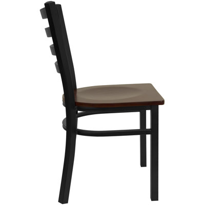 Flash Furniture Hercules Series Ladder Back Side Chair