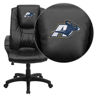 Flash Furniture NCAA Embroidered High-Back Leather Executive Chair