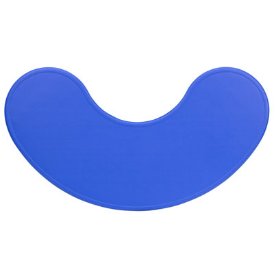 Flash Furniture Height Adjustable Half-Moon Plastic Activity Table