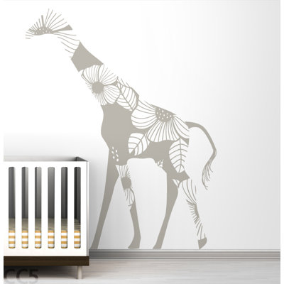 LittleLion Studio Fauna Floral Giraffe Wall Decal