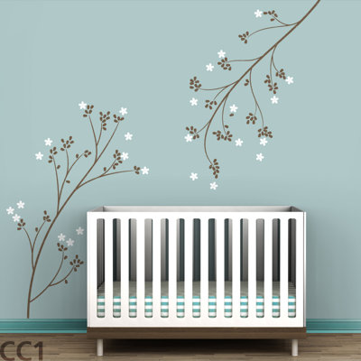 LittleLion Studio Blossom Branches Wall Decal