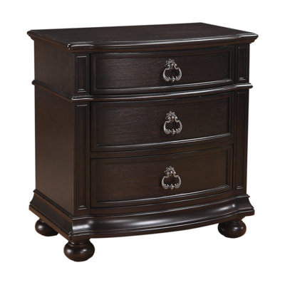 Serenity 3 Drawer Nightstand by Emerald Home Furnishings -image