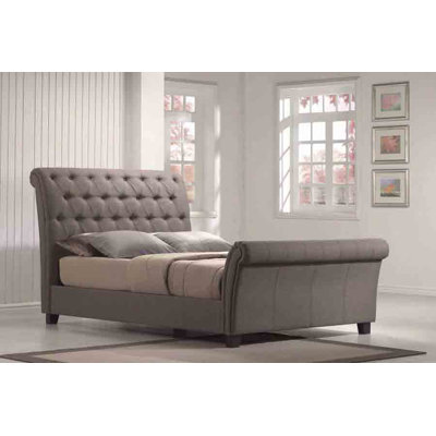 Innsbruck Upholstered Sleigh Bed by Emerald Home Furnishings -image