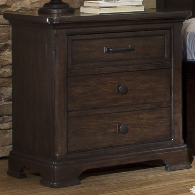 Crystal Ridge 3 Drawer Nightstand by Emerald Home Furnishings -image