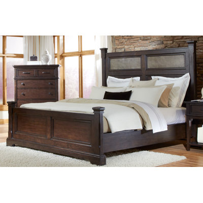 Crystal Ridge Panel Bed by Emerald Home Furnishings -image