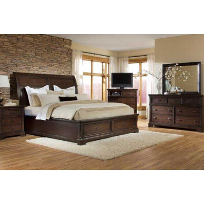 Crystal Ridge Sleigh Bedroom Collection by Emerald Home Furnishings -image